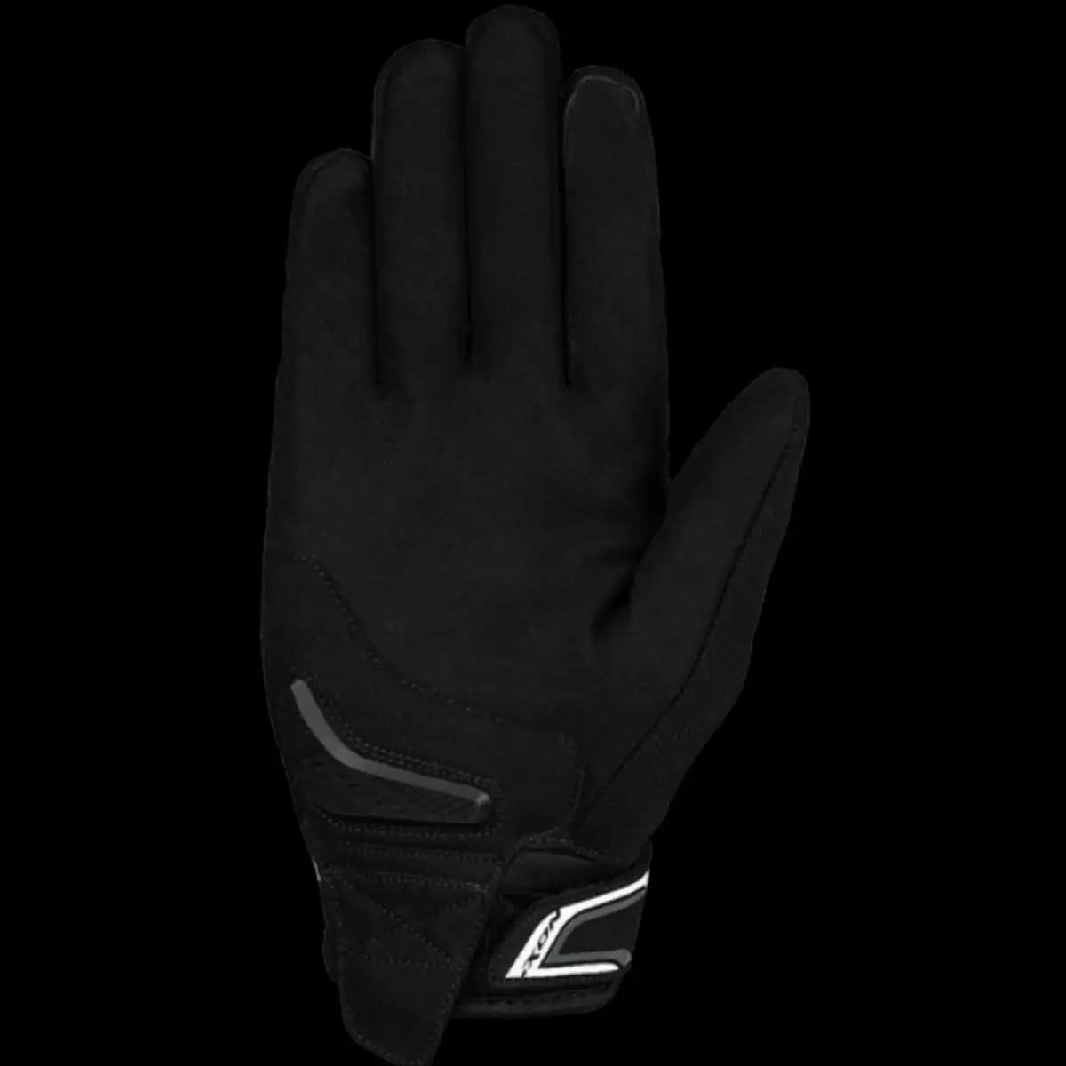 GANTS IXON HURRICANE ETE TEXTILE NOIR BLANC