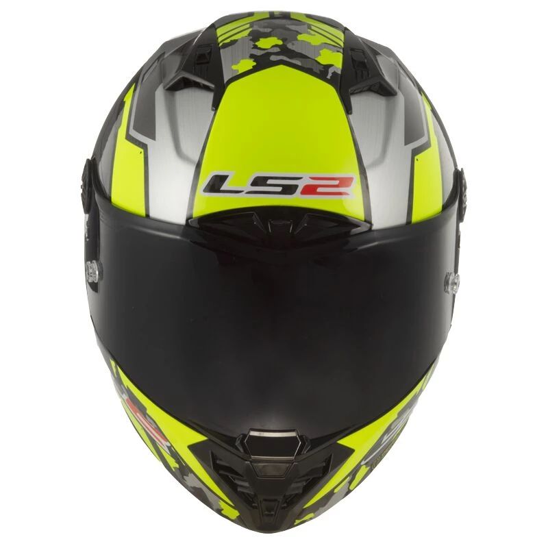 Casque LS2 FF805 THUNDER CARBON SPACE HI-VIS YELLOW GREYㅤ