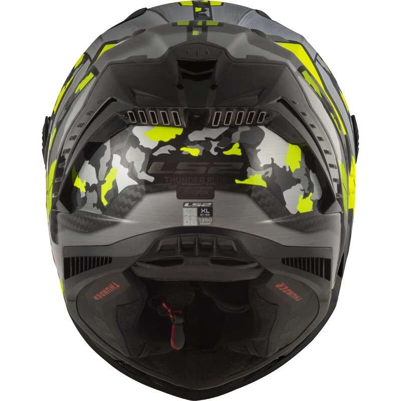 Casque LS2 FF805 THUNDER CARBON SPACE HI-VIS YELLOW GREYㅤ