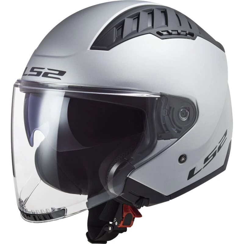 CASQUE LS2 COPTER II SOLID MATT SILVER